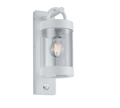 Sambesi wall lamp E27 matt white motion sensor — 204169131