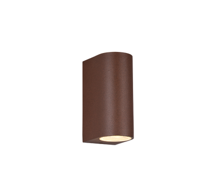 Roya wall lamp 2xGU10 rustic round — 204260224