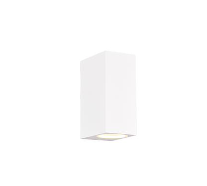 Roya wall lamp 2xGU10 matt white square — 204269231