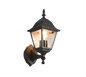 Livenza wall lamp E27 matt black lantern upwards — 205760132