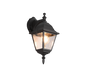 Livenza wall lamp E27 matt black lantern downwards — 205767132