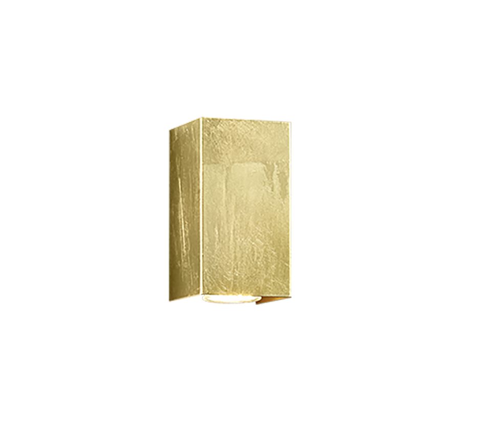Cleo wall lamp square 2xGU10 gold — 206500279