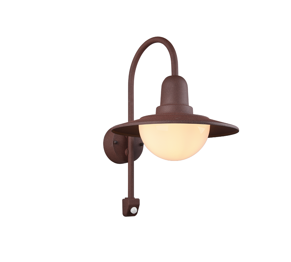 Norman wall lamp E27 rustic motion sensor — 207269124