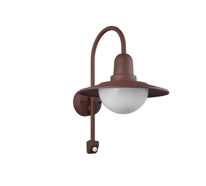 Norman wall lamp E27 rustic motion sensor — 207269124