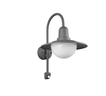 Norman wall lamp E27 anthracite motion sensor — 207269142