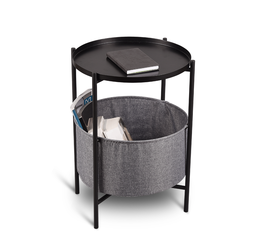 Sue side table Ø45 cm black