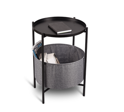 Sue side table Ø45 cm black