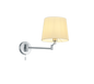 Lyon wall lamp E27 brushed steel — 209100107
