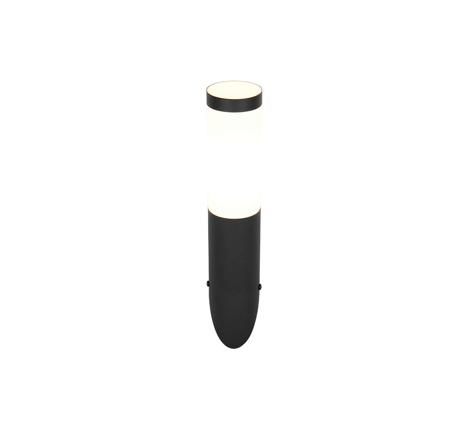 Trioto wall lamp E27 matt black/white — 209760132