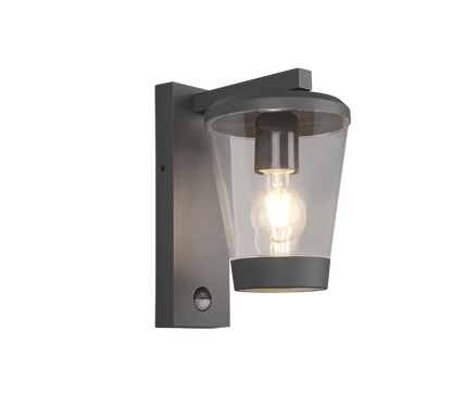 Cavado wall lamp E27 anthracite motion sensor — 211069142