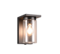 Ardila wall lamp E27 matt black dusk sensor — 211660132