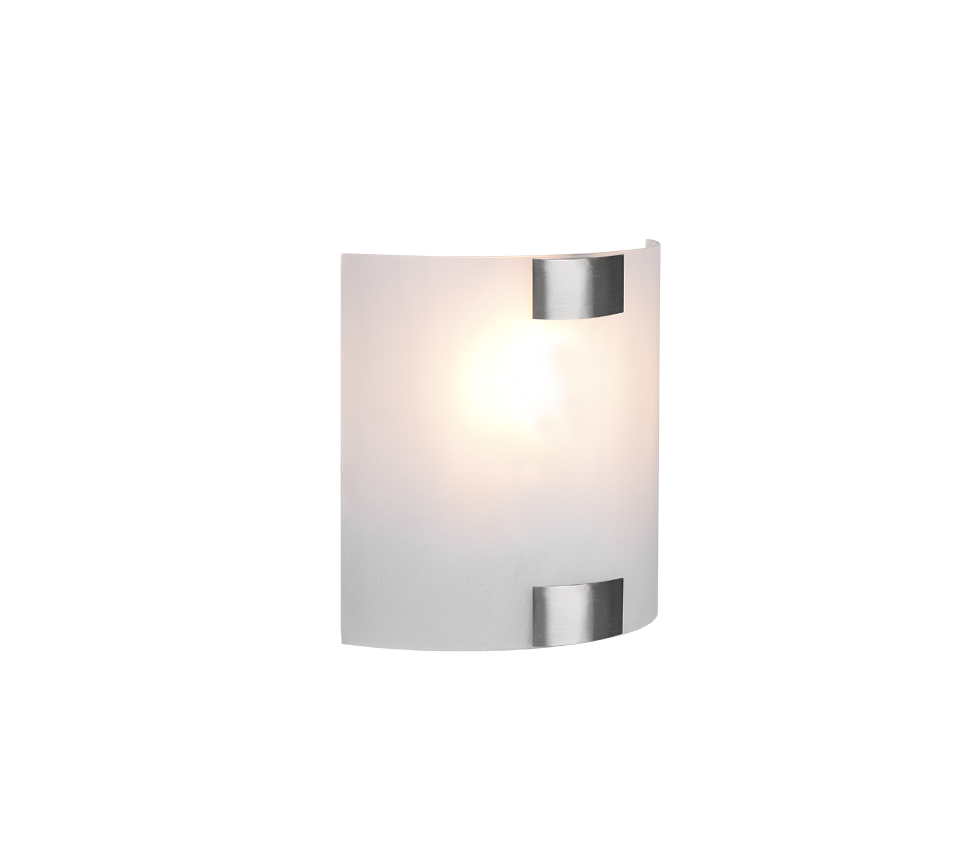 Pura wall lamp 20 cm E27 brushed steel — 212700107