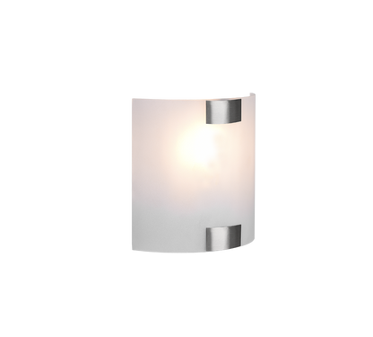 Pura wall lamp 20 cm E27 brushed steel — 212700107