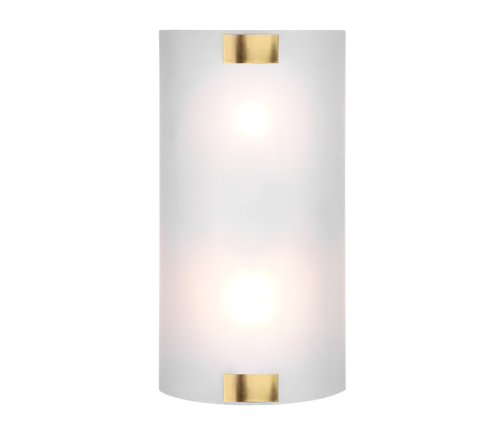 Pura wall lamp 40 cm 2xE27 antique brass — 212700204
