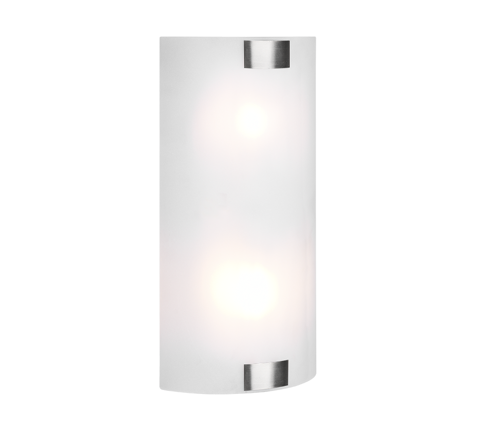 Pura wall lamp 40 cm 2xE27 brushed steel — 212700207