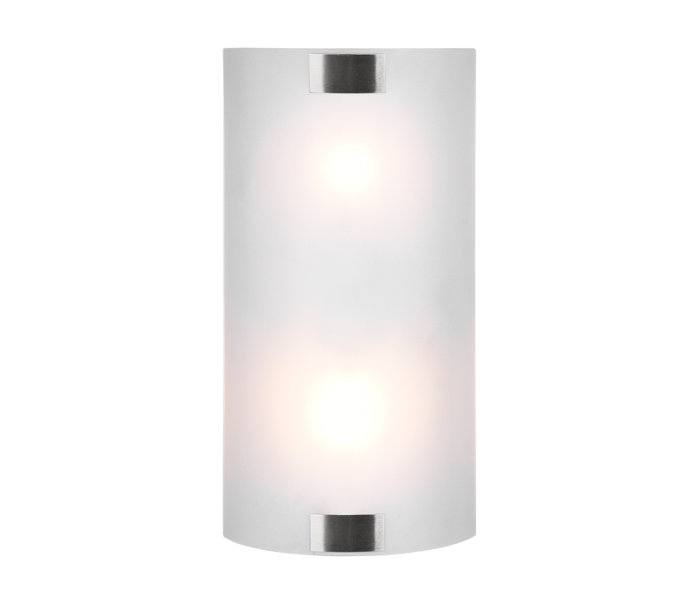Pura wall lamp 40 cm 2xE27 brushed steel — 212700207