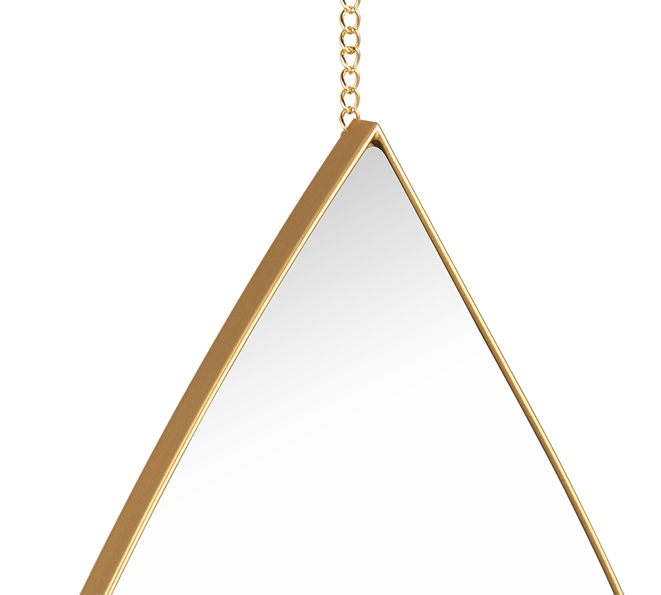 Milena mirror set gold 3-pack