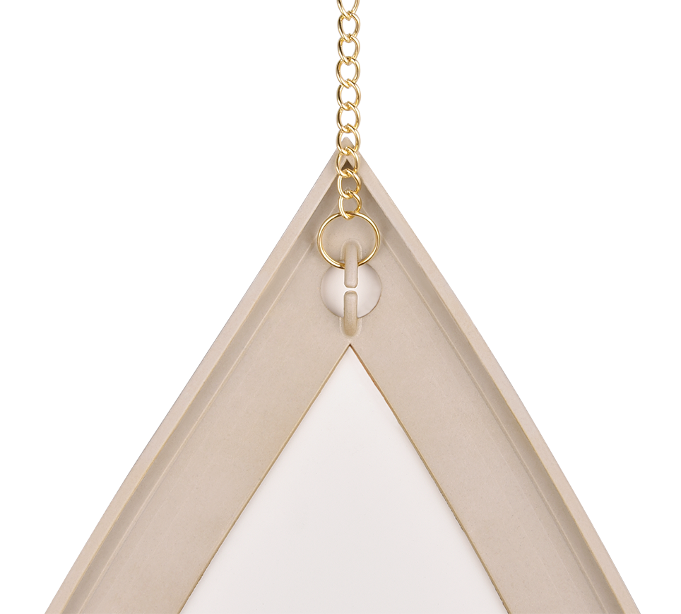 Milena mirror set gold 3-pack