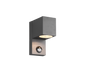 Roya wall lamp GU10 anthracite square motion sensor — 214269142
