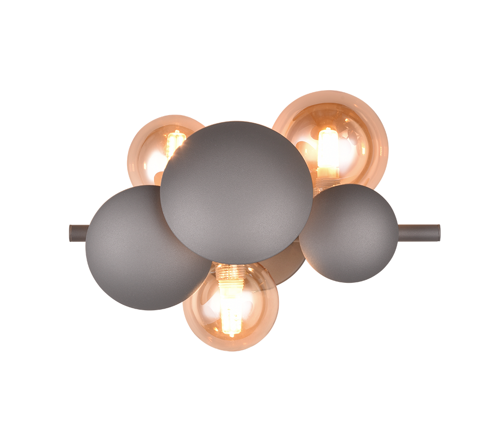 Bubble wall lamp 3xG9 anthracite — 217400342
