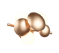 Bubble wall lamp 3xG9 matt brass — 217400379