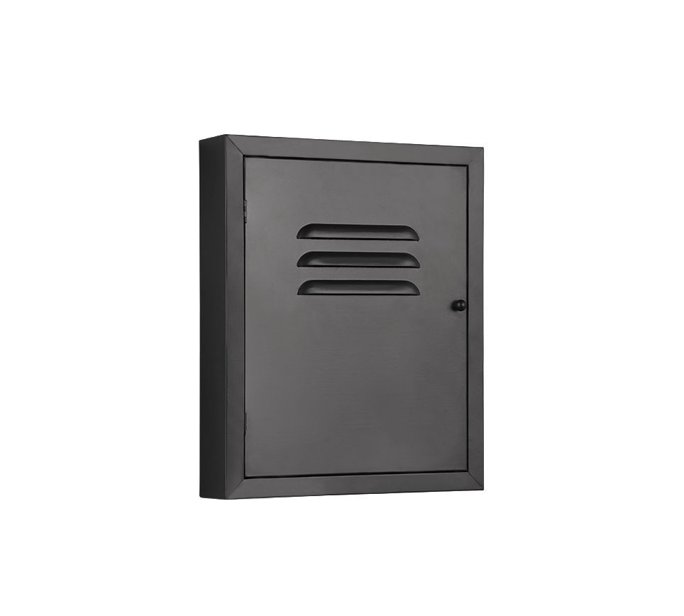 Alicia key cabinet 23 x 28 black