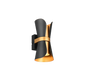 Coat wall lamp 2xGU10 matt black/gold — 218600280
