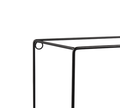 Anita wall shelves set 3-pack black
