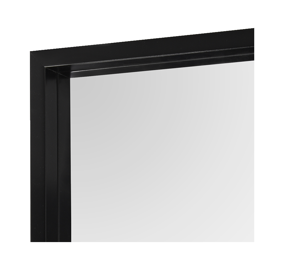 Alea mirror 34 x 45 cm black