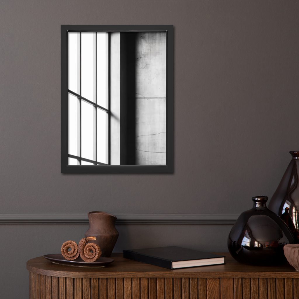 Alea mirror 34 x 45 cm black
