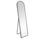 Britt mirror 40 x 160 cm black with stand