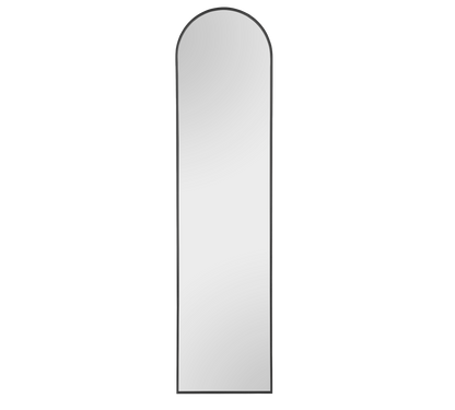 Britt mirror 40 x 160 cm black with stand
