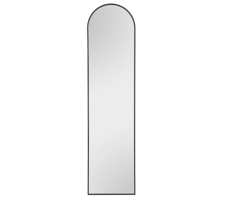 Britt mirror 40 x 160 cm black with stand