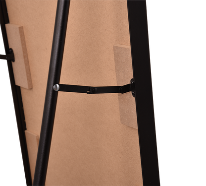 Britt mirror 40 x 160 cm black with stand