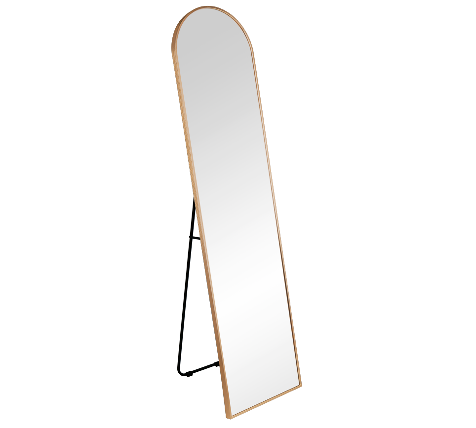 Britt mirror 40 x 160 cm gold with stand