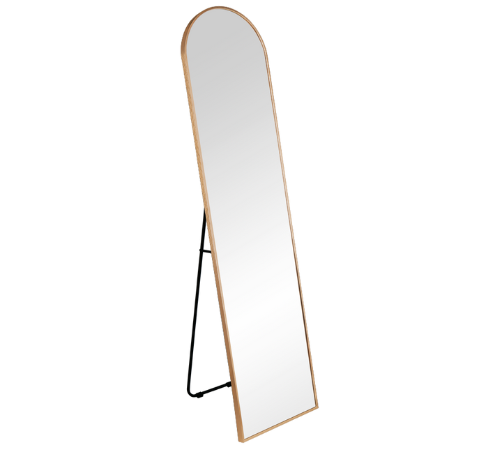 Britt mirror 40 x 160 cm gold with stand