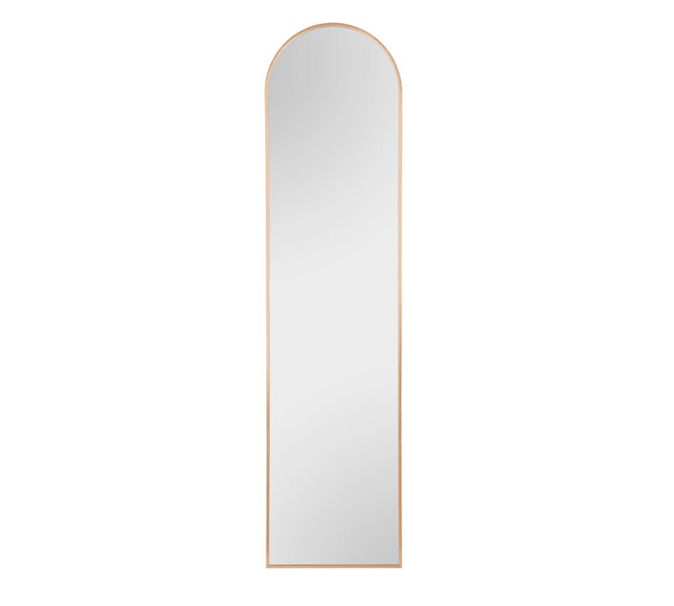 Britt mirror 40 x 160 cm gold with stand