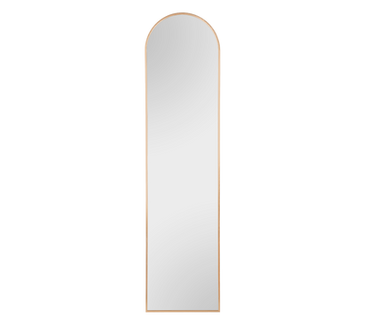 Britt mirror 40 x 160 cm gold with stand