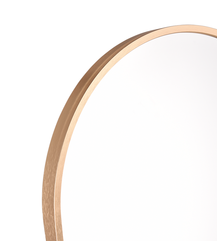 Britt mirror 40 x 160 cm gold with stand
