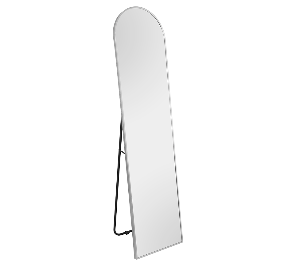 Britt mirror 40 x 160 cm silver with stand — 2210189