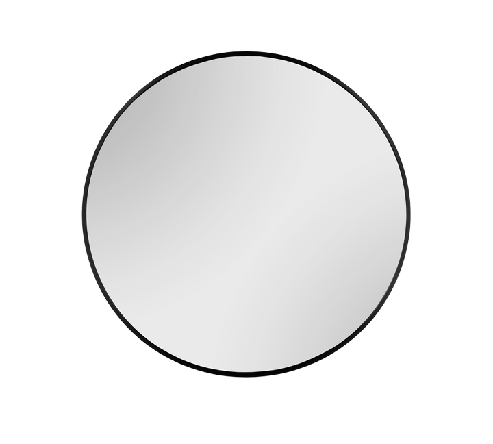 Britt mirror Ø70 cm black