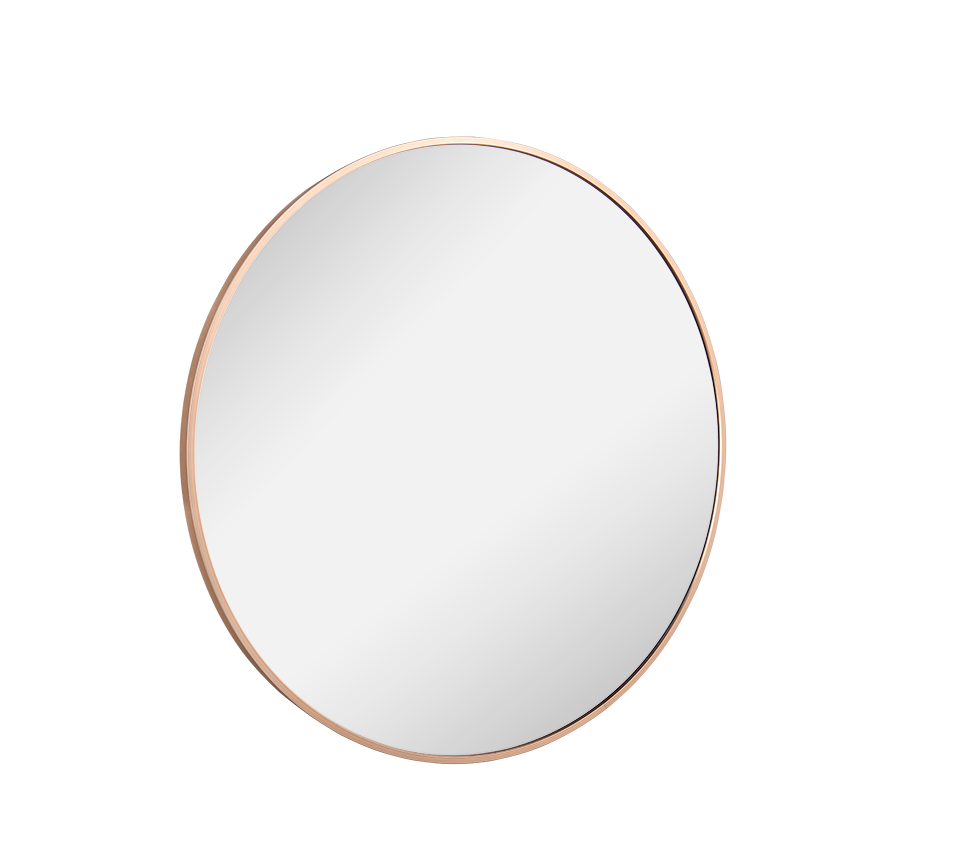 Britt mirror Ø70 cm gold
