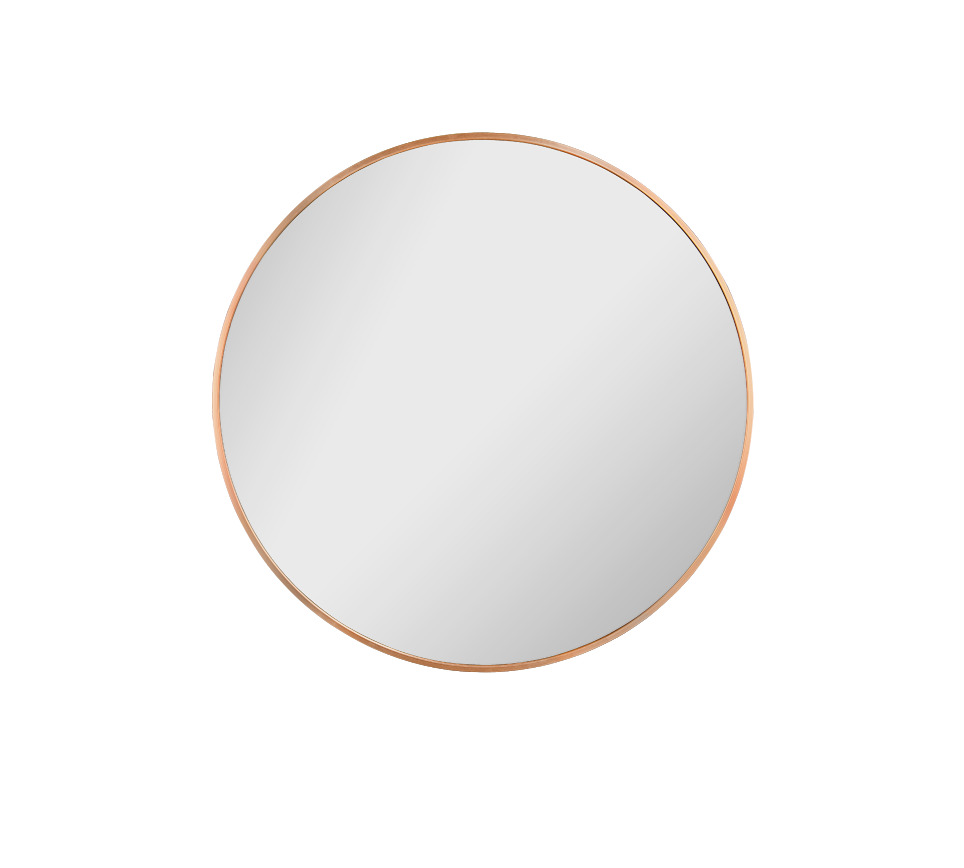 Britt mirror Ø70 cm gold