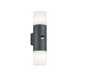 Hoosic wall lamp 2xE27 anthracite motion sensor — 222260242