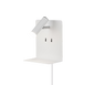 Element LED wall lamp matt white — 222570231