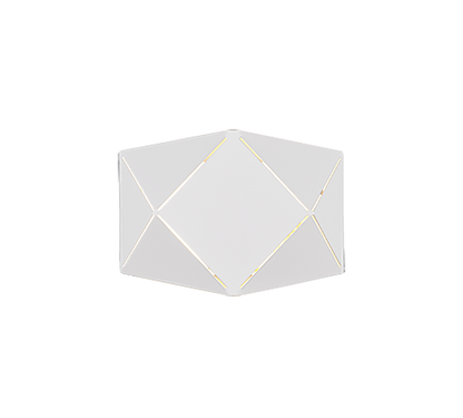 Zandor LED wall lamp 18 cm matt white — 223510131
