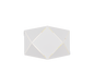 Zandor LED wall lamp 18 cm matt white — 223510131