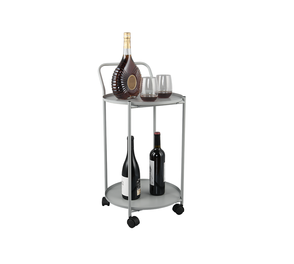 Edda side table Ø39 cm grey