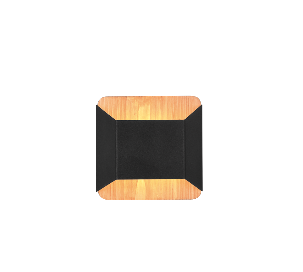 Arino LED wall lamp 12 cm matt black — 224810132