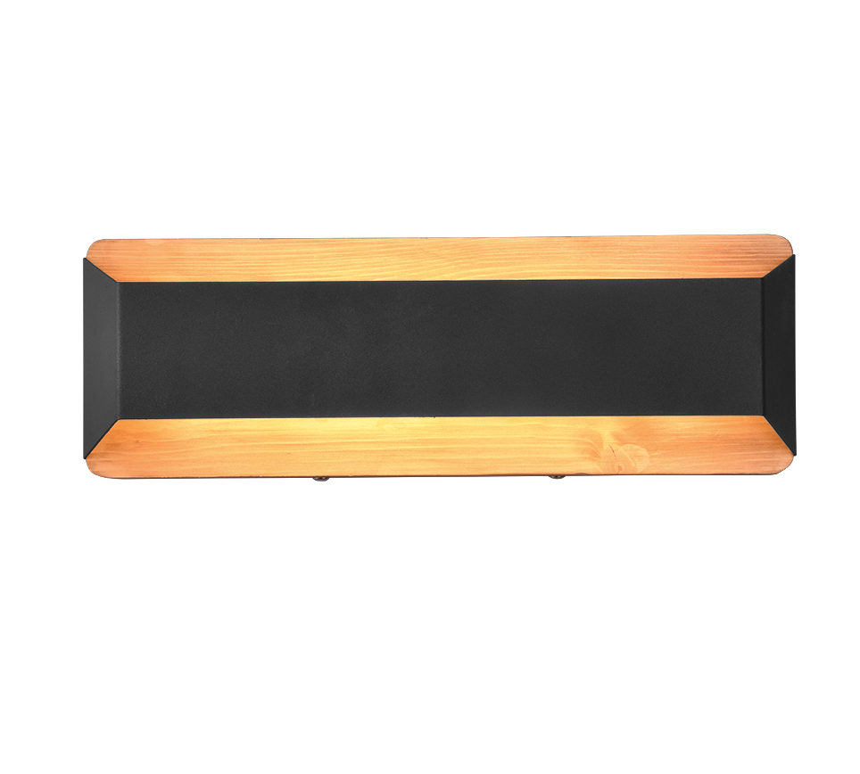 Arino LED wall lamp 35 cm matt black — 224819132